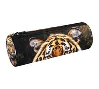 VAPOKF Tiger and Little Cubs - Estuche para lápices, monedero, neceser de maquillaje para estudiantes, papelería, escuela, oficina, almacenamiento