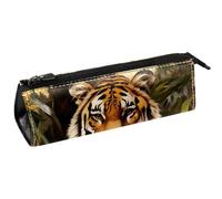 VAPOKF Tiger Mother and Cubs - Bolsa compacta con cremallera para bolígrafos, lápices, cosméticos
