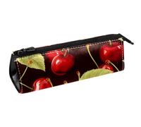 VAPOKF Trains on Countryside Railway - Bolsa para bolígrafos, artículos de papelería, bolsa de cosméticos, bolsa compacta con cremallera, multicolor, 5.5 ×6 ×20CM/2.2x2.4x7.9 in, Organizador de bolsas