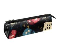 VAPOKF Unregular Dices - Bolsa para bolígrafos, papelería, lápices, cosméticos, bolsa compacta con cremallera