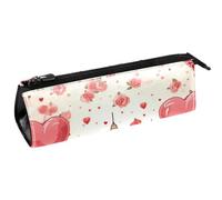 VAPOKF White Dogs at Nebular Space - Bolsa para bolígrafos, papelería, lápices, cosméticos, bolsa compacta con cremallera, multicolor, 5.5 ×6 ×20CM/2.2x2.4x7.9 in, Organizador de bolsas