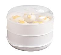 Vapor De Microondas De Múltiples Capa - Vaporizador De Horno De Microondaas, Olla De Cocción De Vapor Microondas Para Cocina, Convenientes Vapores De Cocción De Microondass Redondos | Vaporizador