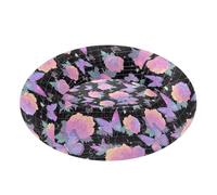 Vapor Style Roses Butterfly Dreamy - Camas para perros y mascotas, cama tipo cueva para gatos de tamaño mediano