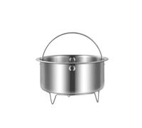 Vaporera Acero Inoxidable Mini vaporera de acero inoxidable 304 for olla a presión, rejilla for cocinar al vapor con asa, recipiente for para Todo Tipo De Cocina(14.6cm)