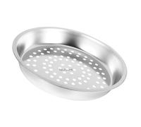 Vaporera de Acero Inoxidable de 28cm para Dumplings y Dim Sum | Diseño Engrosado y Profundo, Uso Doméstico en Cocina, Color Plata, Cocción y Ahorro de Espacio