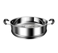 Vaporera de acero inoxidable, olla con cesta de vapor, cajón de vapor, utensilios de cocina para bollos, pasteles, huevos, mariscos, comidas, postres, rastre, sopa diaria para el hogar