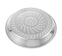 Vaporera de Acero Inoxidable Plateada para Cocina, Vapor uniforme | Agujeros Redondos y Tapa Ventilación, Bordes Lisos y Superficie Suave, para Bollos y Dumplings