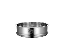 Vaporera De Acero Inoxidable Vaporera de acero inoxidable 304 for albóndigas con rejilla doble asa, olla arrocera, cesta drenaje y utensilios cocina(24cm)