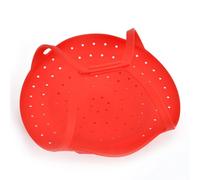 Vaporera de Silicona Plegable y Retráctil, 1 unidad Roja