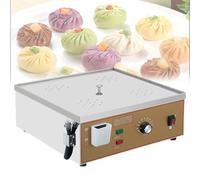 Vaporera Eléctrica de Dos/Cuatro/Seis Agujeros,Vaporera Eléctrica Dim Sum,Máquina de Cocina China de Acero Inoxidable, para Recetas de Cocina Casera 4Holes
