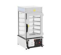 Vaporera para dumplings - 5 rejillas de 30 x 29,5 cm - 30 - 110 °C - Royal Catering