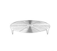 Vaporera plegable de acero inoxidable (28 cm) | Diseño plegable, ajustable de 16 a 28 cm, se adapta a muchas ollas, apto para lavavajillas, acero inoxidable