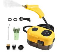Vaporeta de Mano, 2500W Vaporeta Limpieza Hogar, 1100ml Limpiador de Vapor, Vaporeta con 6 Marchas, Steam Cleaner con 5 Accesorios, 3Bar Vaporeta Limpieza Sofá para Baño/Cocina/Suelos/Ventanas/Coche