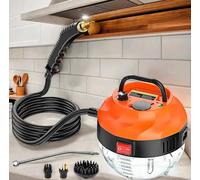 Vaporeta Limpieza Hogar, 2500W Maquina Limpiar Tapicerias con 6 Velocidades Ajustables y 3 Tipos de Cabezales para la Limpieza Doméstica de Cocina, Textiles, Derrames, Azulejos, Coche y Baño