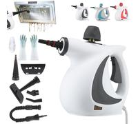Vaporista Steammaster, Laytic Handheld Pressure Steam Cleaner for Home, with Accessories, Lightweight and Maneuverable, for Cleaning Car, Furniture, Floor, Upholstery, Tile (Gray)