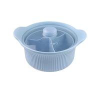 Vaporizador - Cuenco de microondas resistente al calor, recipiente de cocina a prueba de silicona, vaporera, utensilio de cocina duradero | Recubrimiento antiadherente reutilizable, fácil de limpiar