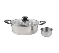 Vaporizador de acero inoxidable grueso, para huevos y pasteles, herramienta de cocina multifuncional de 20 cm con retención de calor, utensilios de cocina plateados, para el hogar