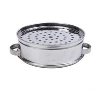 Vaporizador de acero inoxidable resistente al calor diseñado para una distribución uniforme del vapor, funciona bien con ollas grandes y pequeñas, fácil de limpiar después de su uso (vaporizador de 16