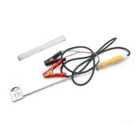 Vaporizador de ácido oxálico de acero inoxidable con mango de madera, calentador portátil de fumigación de colmena para eliminación de ácaros Varroa, colmena profesional para herramienta de control de