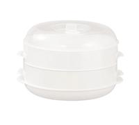 Vaporizador de Microondas, Multifuncional Apilable Con Tapa Y Cocina De Pescado Para Comida Almuerzo Cocinar Cocina Cocina Comedor Apartamento Alimentos Preparar Vapor Saludable