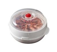Vaporizador de microondas, utensilios de cocina a presión con tapa y bandeja, vapor simple, arroz, huevos, albóndigas, pasta, perfecto para cocinar, comedor, cocina, restaurante, preparación en casa