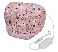 Vaporizador de pelo Gorro térmico térmico para spa de cabello Beauty Steamer Sombrero nutritivo Gorro de tratamiento térmico para el cabello con control de temperatura de 3 modos(UE)