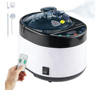 Vaporizador de sauna, vaporizador de sauna portátil de 4 litros, generador de vapor con pantalla de temporizador, 16 niveles de temperatura y temporizador de 99 minutos, cabina de ducha