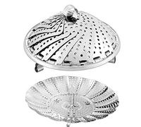 Vaporizador de verduras tang yuan 2,vaporizador plegable de cocina de malla de acero inoxidable,canasta de vapor se puede lavar,adecuado para sartenes y varias cocinas