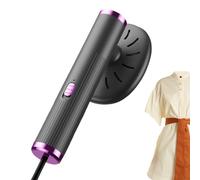 Vaporizador de viaje para ropa - Vaporizador manual, hierro portátil ligero, placa calefactora fuerte | Modos de vapor para dormitorio universitario vestido para el hogar camisa cortina viaje de tela