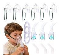 Vaporizador de voz para | 3 piezas de ayudas respiratorias de confort transparentes y portátiles - Tubo para vaporizador facial y bucal, para hospital, guardería, viaje, casa, tos, resfriados,
