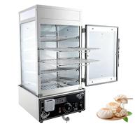 Vaporizador eléctrico comercial, calentador de alimentos de 5 capas con control automático de temperatura para bollos, baozi, siomai, maíz, bufé, quiosco, restaurante
