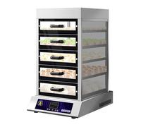 Vaporizador eléctrico comercial, horno de vapor automático de alta potencia de 3 kW con alarma de apagado y escasez de agua, ideal para vaporizar, conservar el calor y calentar