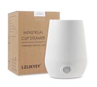 Vaporizador esterilizador de copa menstrual, 3 en 1 para limpiar, secar y almacenar tu copa menstrual, sin fugas, 99.9% limpio, adecuado para cualquier copa