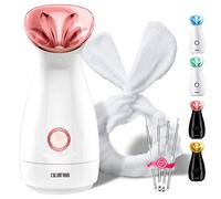 Vaporizador facial nano iónico de niebla caliente, vaporizador facial para el hogar, sauna, spa, humidificador facial atomizador para mujeres y hombres, hidratante desatasca los poros, calidad de spa