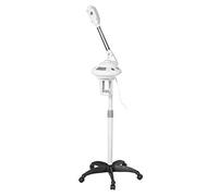 Vaporizador Facial Profesional, Vaporizador Facial Ozono Aromaterapia con Brazo Mecedora Ajustable, Rociador Vaporcon Rueda para Salón Sauna Estética Peluquería Spa 750W
