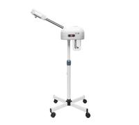 Vaporizador facial vertical de cuidado profundo de 750 W, sauna facial para salón de belleza, limpiador de poros, máquina de spa de vapor con boquilla giratoria de 360°, instrumento de belleza