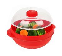 Vaporizador para microondas, accesorios de cocina resistentes al calor, cocina para microondas con tapa, para el hogar, residencia universitaria, restaurante, apartamento
