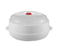 Vaporizador para microondas, cesta con tapa y bandeja para S, cesta de vapor con bandeja, vaporizadores para microondas con bandejas de tapa para verduras, arroz, huevo, albóndigas, fideos, cocina