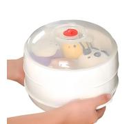 Vaporizador para microondas - Vaporizador para microondas con tapa | Cuenco resistente al calor, vaporizador para el hogar, apartamento, hotel, restaurante, alquiler y negocios para cocinar