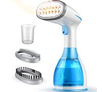 Vaporizador para ropa, tela portátil de mano que elimina arrugas, calentamiento rápido de 15 segundos, vaporizador portátil de viaje de 1500 W con tanque de agua desmontable grande