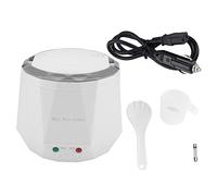 Vaporizador Portátil Multifuncional para Alimentos, Mini Olla Eléctrica de 1,6 L para Uso en Camiones, Ollas Arroceras de 24 V Y 140 W, Pequeños Electrodomésticos(Blanco)