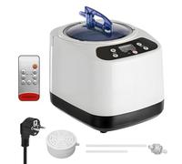 Vaporizador Portátil para Sauna, 1200W Generador de Vapor para Sauna con Mando a Distancia, 3L Generador de Vapor Hogar de Acero Inoxidable, Máquina de Fumigación para Ducha, Baño, Spa