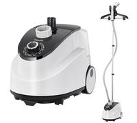 Vaporizador profesional para ropa, reemix de pie con colgador de ropa, calienta en 30 segundos, tanque de agua desmontable grande para 1 hora de vapor continuo, incluye cepillo para polvo de tela,