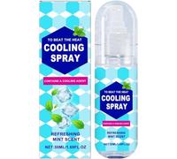 Vaporizador refrescante para clima caluroso, Vaporizador refrescante de verano para cara y cuerpo, Previene la insolación, Vaporizador refrescante instantáneo, Vaporizador de menta natural (1)