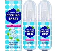 Vaporizador refrescante para clima caluroso, Vaporizador refrescante de verano para cara y cuerpo, Previene la insolación, Vaporizador refrescante instantáneo, Vaporizador de menta natural (2)