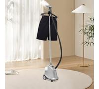 Vaporizador vertical de 2200 W para ropa, plancha de vapor con tres velocidades ajustables, altura ajustable de 1,3 a 1,75 m, depósito de 3 L, con ruedas