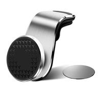 VAPORVERSE 1 Unidad Soporte Móvil Coche Magnético para Ford Focus MK2 MK3 MK4 2005-2025, Imán N38 Fuerte, Rotación 360° Sujeción en Rejilla de Ventilación,Silver