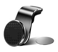 VAPORVERSE 1 Unidad Soporte Móvil Coche Magnético para Ford Focus MK2 MK3 MK4 2005-2025, Imán N38 Fuerte, Rotación 360° Sujeción en Rejilla de Ventilación,Black