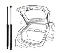 VAPORVERSE 2 Pcs Amortiguadores de Gas para Maletero Trasero para Porsche 911 992.1 2019-2024, Sistema de Soporte de Elevación Puntal de Gas para Maletero de Portón