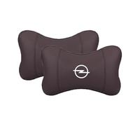 VAPORVERSE 2 Pcs Reposacabezas Coche para Opel Corsa D 3-Door 2011-2014, Reposacabezas Coche Cojin Cojín Cervical Almohada Cervical para Coche para Conducir Almohada,Brown